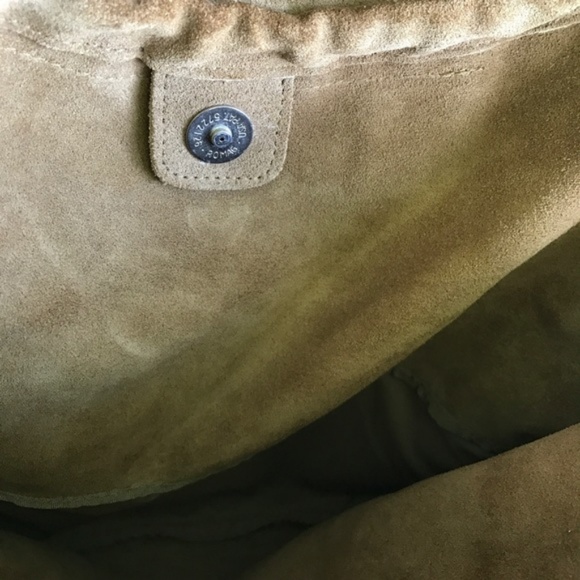 Suede Kangaroo Pocket Bag - Picture 5 of 6